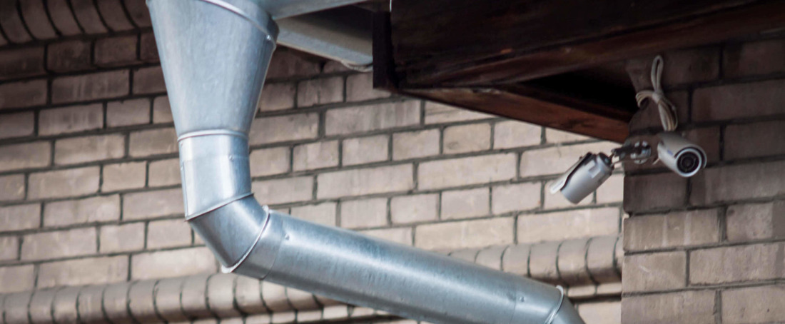 Нержавеющий водосток: вид сверху